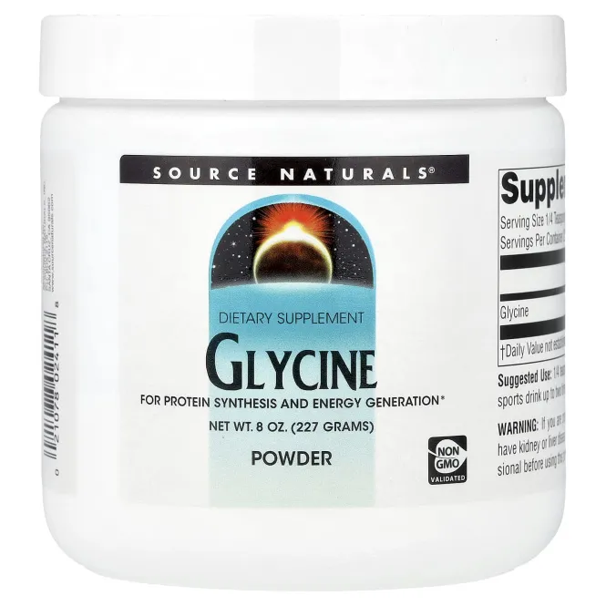 Source Naturals, глицин в порошке, 227 г (8 унций)