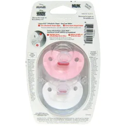 NUK, Ортодонтическая соска Disney Baby Minnie Mouse, 0-6 месяцев, 2 шт