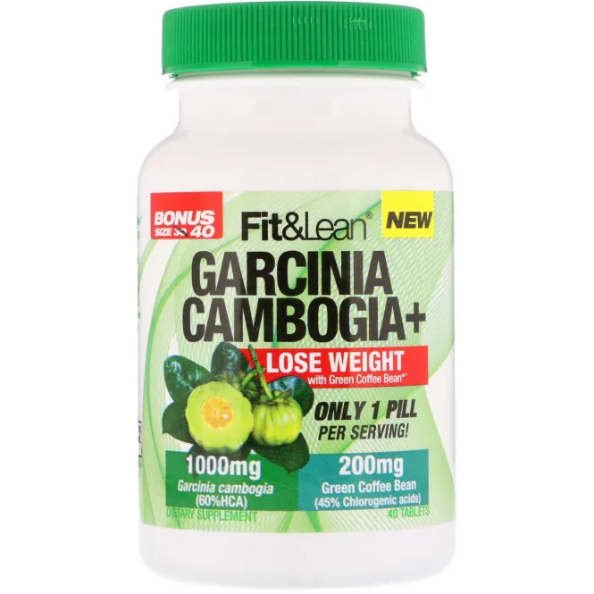 Fit & Lean, Garcinia Cambogia+, 40 Tablets