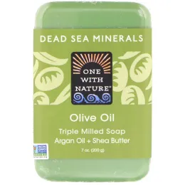 One with Nature, Triple Milled Soap Bar, Olive Oil, 7 oz (200 g)