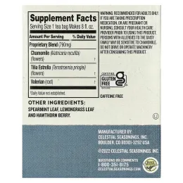 Celestial Seasonings, Wellness Tea, Sleepytime Extra®, без кофеина, 20 чайных пакетиков, 35 г (1,2 унции)