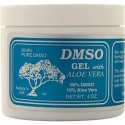 DMSO, Гель Диметилсульфоксид с алоэ Вера - 90%/10% 4 унции
