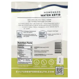 Cultures for Health, Кефир на воде, 1 пакет, 5,4 г (0,19 унции)