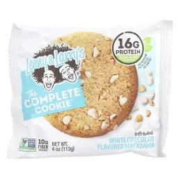 Lenny & Larry's, The Complete Cookie, белый шоколад и макадамия, 12 печений, 113 г (4 унции) каждое