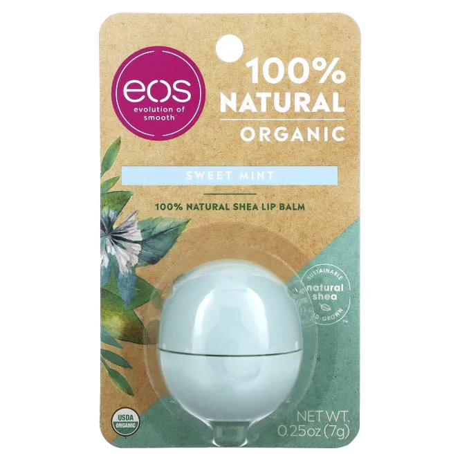 EOS, Бальзам для губ, сладкая мята, .25 унции(7 г)