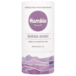 Humble Brands, Дезодорант без пищевой соды, горная лаванда, 75 г (2,65 унции)