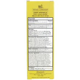 RoC, Retinol Correxion, ежедневный увлажнитель от глубоких морщин, фактор защиты SPF 30, 1 жидк. унц. (30 мл)