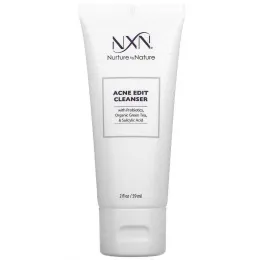 NXN, Nurture by Nature, Acne Edit, очищающее средство против акне, 60 мл (2 жидк. унции)