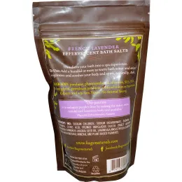Hugo Naturals, Шипучая Соль для Ванн, Французская Лаванда 14 унции (397 г)
