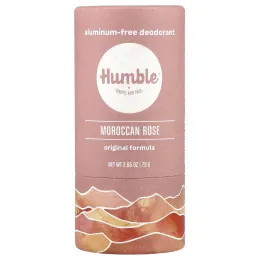 Humble Brands, дезодорант без алюминия, марокканская роза, 75 г (2,65 унции)