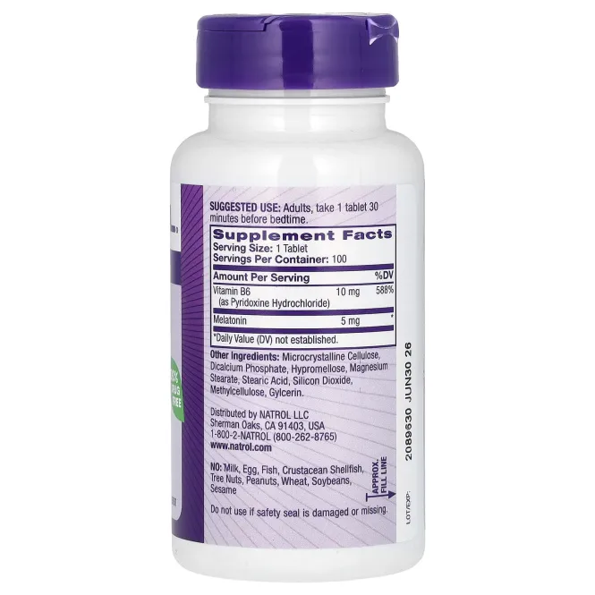 Natrol Мелатонин 5 мг, 100 таблеток