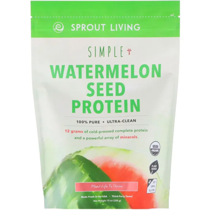 Sprout Living, Simple, протеин семян арбуза, 10 унций (288 г)