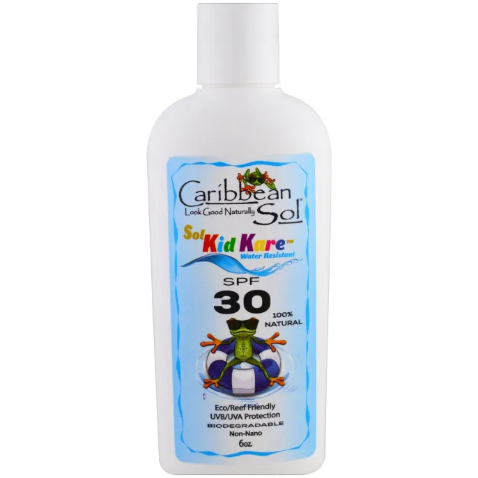 Caribbean Solutions, Sol Kid Kare, SPF 30, Водостойкий, 6 унц.