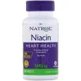 Natrol, Niacin TR, время высвобождения, 500 мг, 100 таблеток