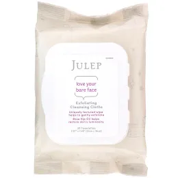 Julep, Love Your Bare Face, отшелушивающие очищающие салфетки, 30 шт.