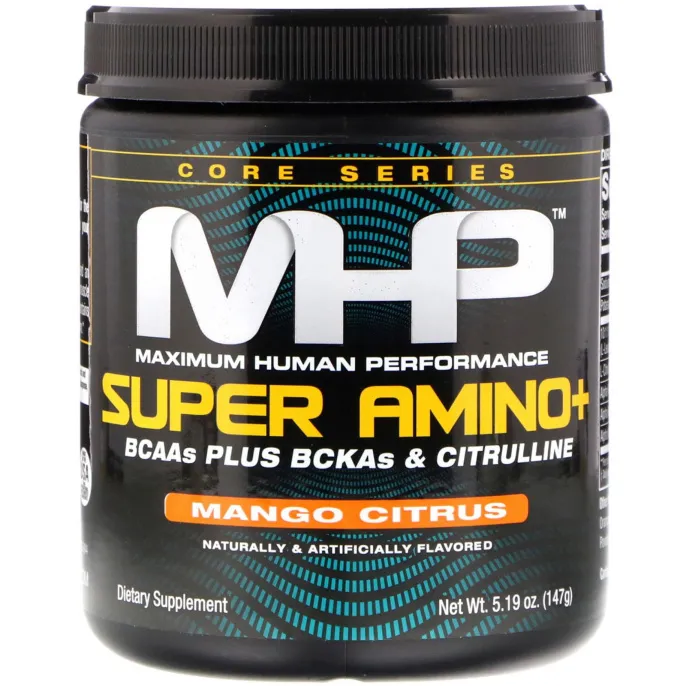 Maximum Human Performance, LLC, Super Amino+, манго и лимон, 147 г (5,19 унций)
