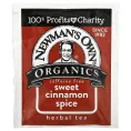 Newman's Own Organics, Без кофеина, травяной чай, сладкая корица, 20 чайных пакетиков, 39 г (1,41 унции)