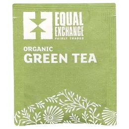 Equal Exchange, Органический зеленый чай, 20 чайных пакетиков, 40 г (1,41 унции)