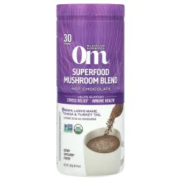 Om Mushrooms, Смесь грибов Superfood, горячий шоколад, 240 г (8,47 унции)