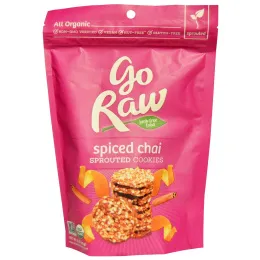 Go Raw, Органический, пророщенное печенье с пряным чаем, 3 унции (85 г)