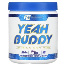 Ronnie Coleman, Signature Series, Yeah Buddy, энергетический порошок перед тренировкой, с кислинкой, 270 г (9,5 унции)