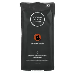 Kicking Horse, Grizzly Claw, органический кофе, молотый, темная обжарка, 284 г (10 унций)