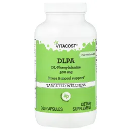 Vitacost, DLPA, 500 мг, 300 капсул