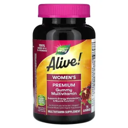 Nature's Way, Alive! Женские Витамины, 75 жевательных мармеладок