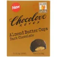 Chocolove, Чашечки с миндалевым маслом, темный шоколад, 12 упаковок по 2 чашечки, 1,2 унции (34 г) каждая