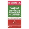 Fungies, ежовик гребенчатый, гриб, гидратация, смесь для приготовления электролитического напитка, арбуз, 6 пакетиков по 8 г (0,28 унции)
