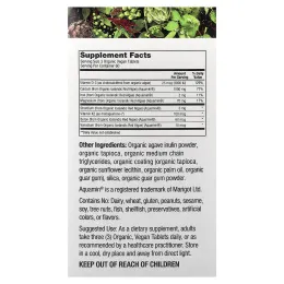 PlantFusion, органический веганский растительный кальций, 180 органических веганских таблеток