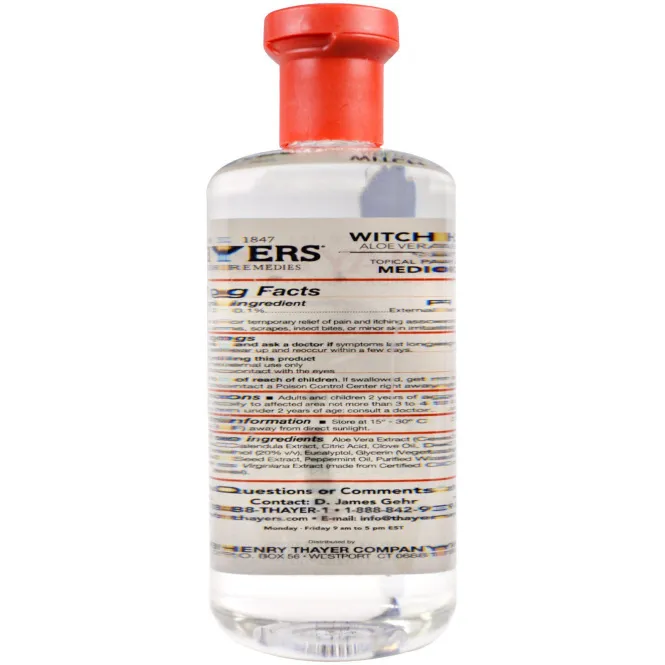 Thayers, Гамамелис, лекарственное средство, местное обезболивающее, 12 жидких унций (355 мл)