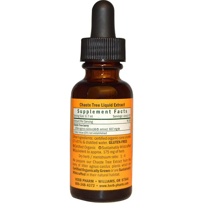 Herb Pharm, Витекс священный, 1 жидкая унция (30 мл)