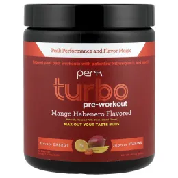 Perk Energy, Turbo, перед тренировкой, манго и хабенеро, 300 г (10,7 унции)