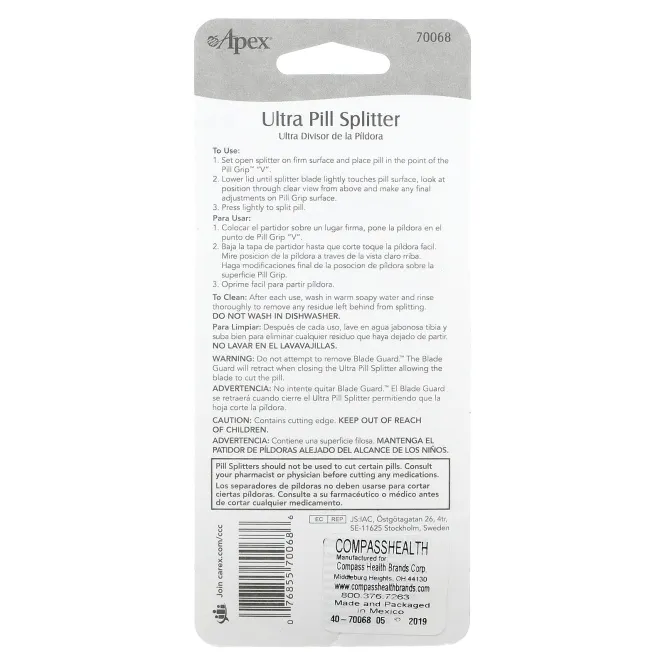 Apex, нож для таблеток