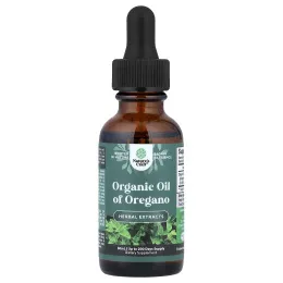 Nature's Craft, органическое масло орегано, без спирта, 30 мл