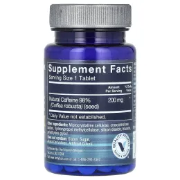 BodyTech, натуральный кофеин, 100 таблеток