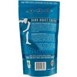 Laird Superfood, Органический перуанский кофе, темная обжарка, цельное зерно, 340 г
