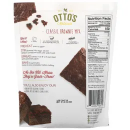 Otto's Naturals, Без злаков, классическая смесь для брауни, 315 г (11,1 унции)