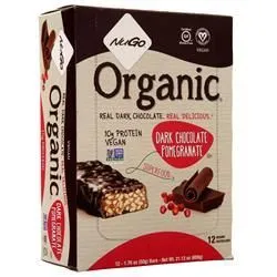 Nugo Nutrition, NuGo Органический батончик Темный шоколад Гранат 12 батончиков