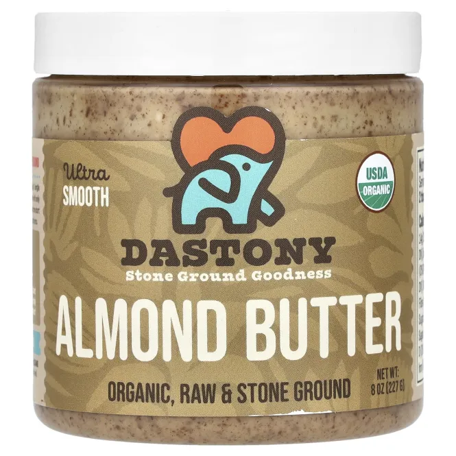 Dastony, органическая миндальная паста, для мягкости, 227 г (8 унций)