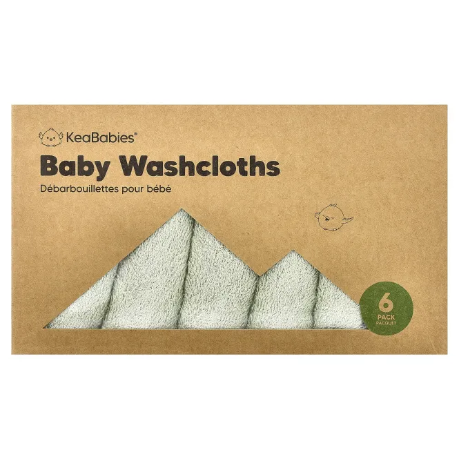 KeaBabies, детские мочалки, 6 шт.