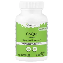 Vitacost, коэнзимQ10, 200 мг, 60 капсул