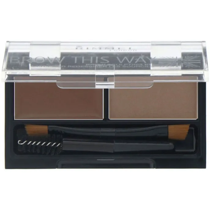 Rimmel London, Набор для моделирования бровей Brow This Way, 001 палитра для блондинок, 1 шт