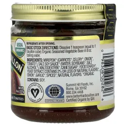 Better Than Bouillon, Органика, Растительный бульон, 8 унций (227 г)