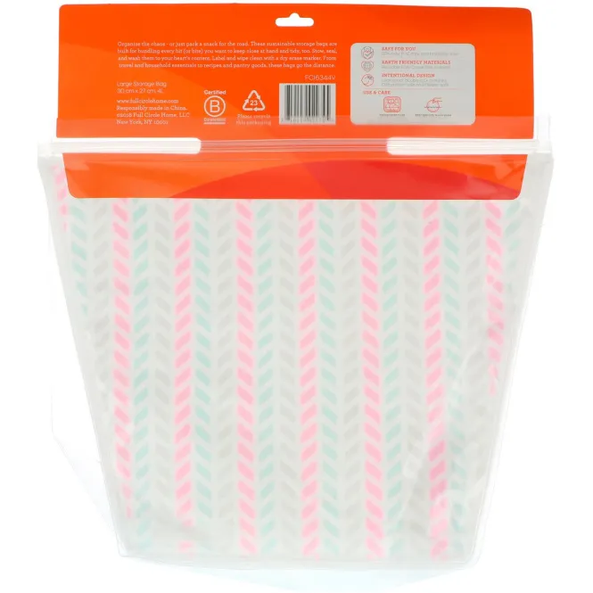 Full Circle, ZipTuck, многоразовый пакет для хранения, шеврон, 1 пакет