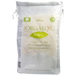 Organyc, Органические косметические ватные шарики, 100 шт