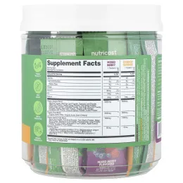 Nutricost, Органическая суперзеленая, разнообразная добавка, 20 пакетиков по 11 г (0,4 унции)