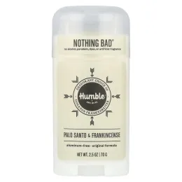 Humble Brands, Дезодорант без алюминия, пало санто и ладан, 70 г (2,5 унции)