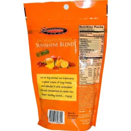 Seapoint Farms, Edamame Sunshine Blend, сухие жареные зеленые соевые бобы 3.5 унции (99г)